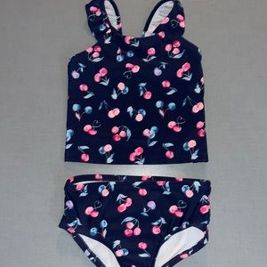 Cherry two piece suit navy blue